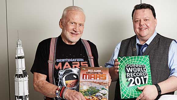 Buzz Aldrin and GWR Editor Craig Glenday thumbnail