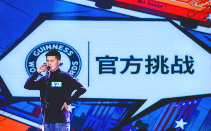 Highest vocal note by a male header