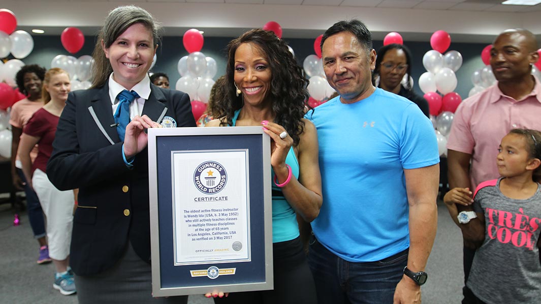 Oldest fitness instructor header