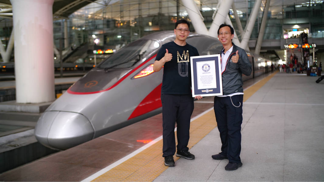 Greatest distance travelled by train in 24 hours 4