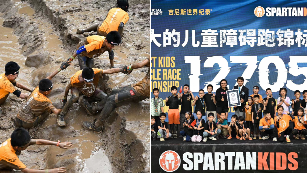 split-image-of-spartan-kids-in-muds-and-gwr-certificat-presentation-759495