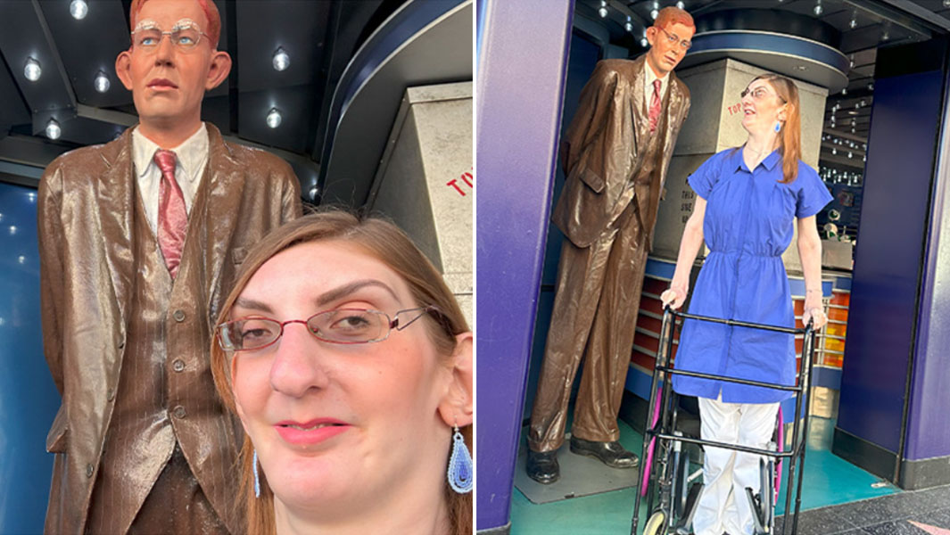 rumeysa and robert wadlow split image