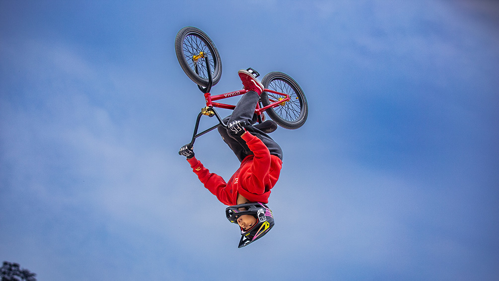 最高的小轮车后空翻