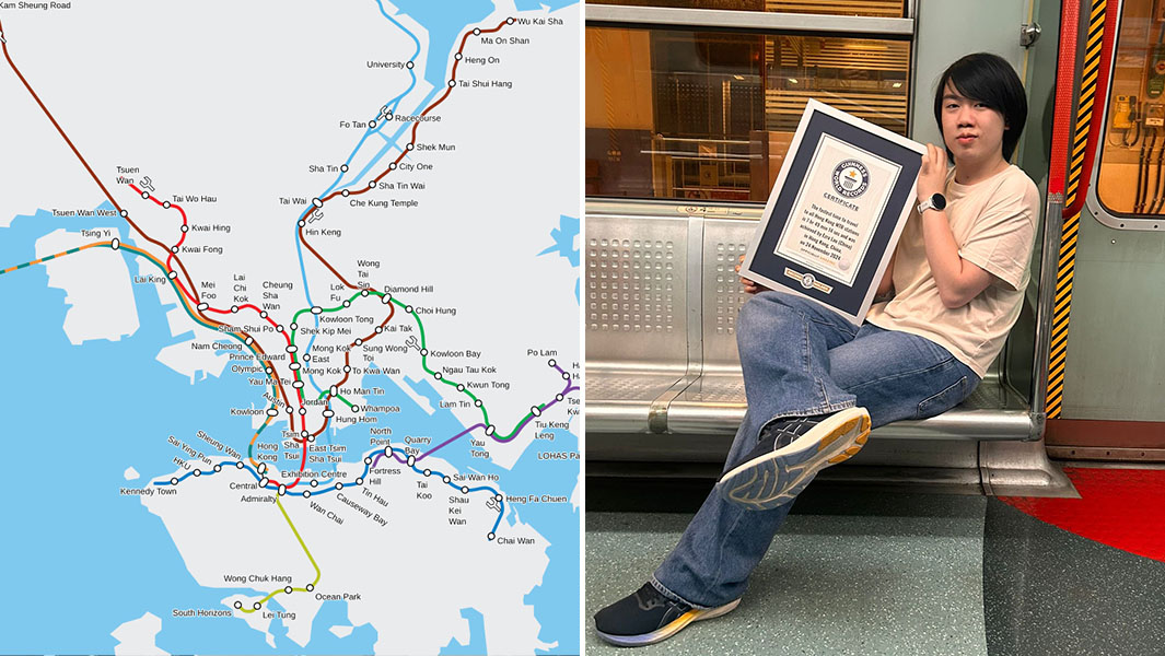 最快时间打卡香港所有地铁车站