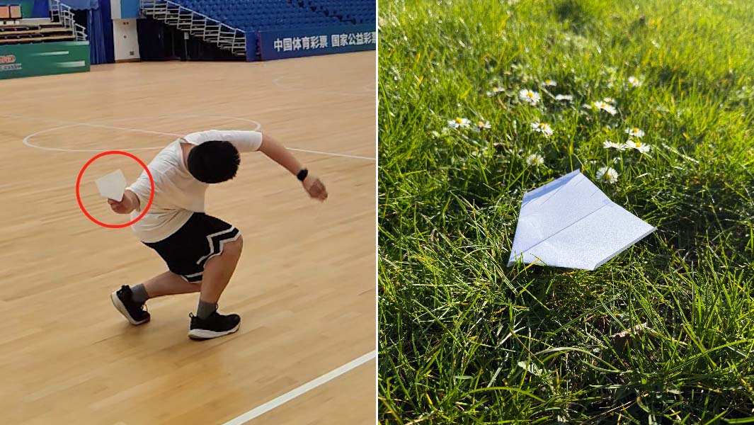 纸飞机飞行时间最长