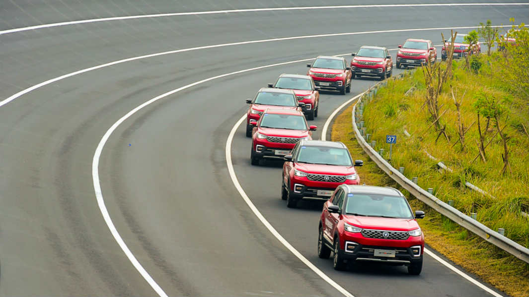 largest parade of autonomous cars 1