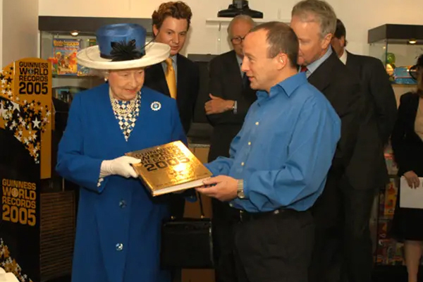 Queen Elizabeth II and GWR CEO