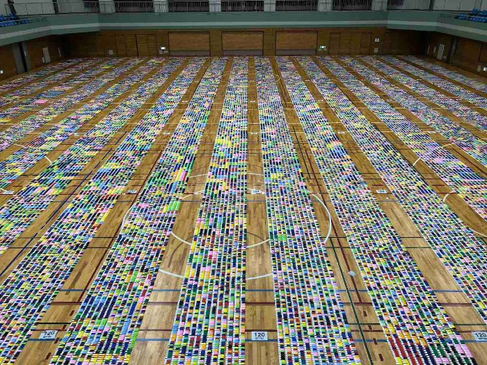 Streamer Origami Largest display of origami carp streamers (koinobori) | 吉尼斯世界纪录