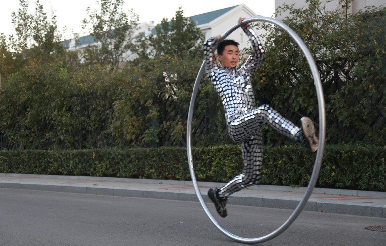 Cyro Speed Fastest 50 m in a cyr wheel | 吉尼斯世界纪录